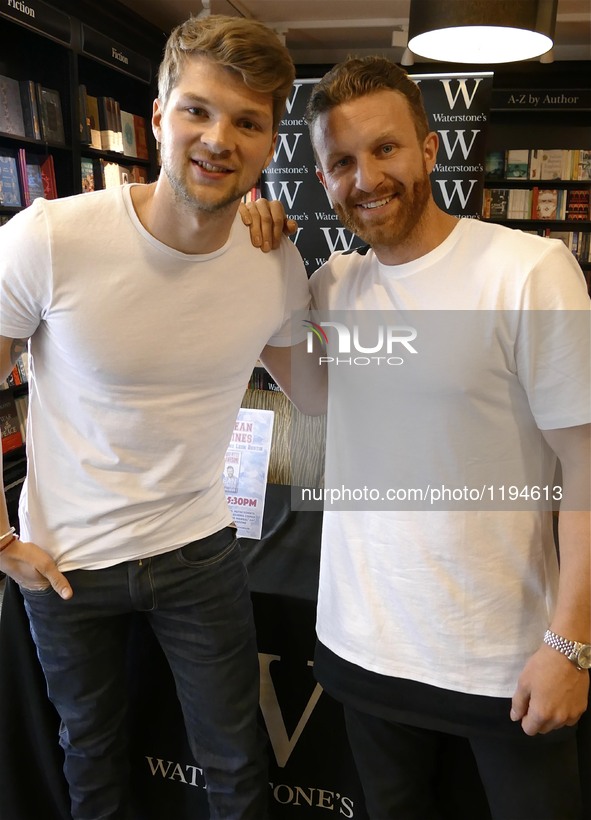 The Lean Machines, John Chapman and Leon Bustin book signing At Waterstones In Brighton, UK, 5 May, 2016