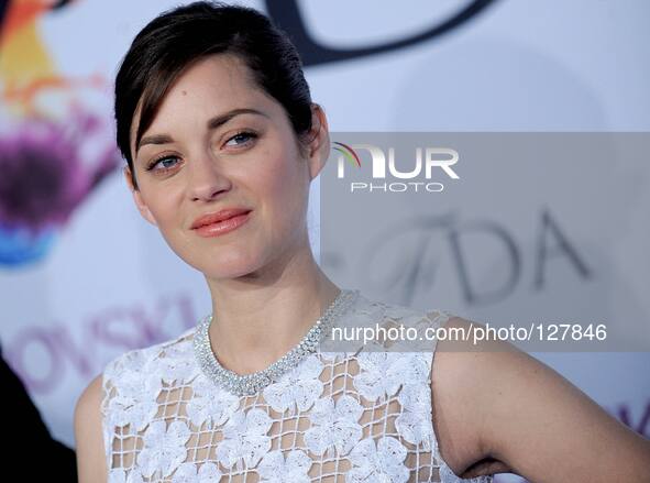Marion Cotillard attends the CFDA Fashion Awards at Alice Tully Hall, Lincoln Center on June 2, 2014 in New York City