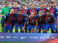 FC Barcelona team during the match corresponding to the Joan Gamper Trophy, played at the Camp Nou stadiium, on august 10, 2016. (