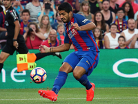 Luis Suarez during the match corresponding to the Joan Gamper Trophy, played at the Camp Nou stadiium, on august 10, 2016. (