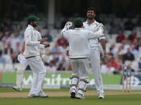 Pakistan's Sohail Khan bolws out England's Alastair Cook  during Day One of the Fourth Investec Test Match between England and Pakistan play...