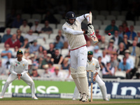 England's Steven Finn During Day One of the Fourth Investec Test Match between England and Pakistan played at The Kia Oval Stadium, London o...
