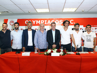 Paulo Bento during the official presentation in Olympiacos, on August 11, 2016. (
