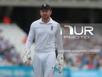 England's Jonny Bairstow during Day Three of the Fourth Investec Test Match between England and Pakistan played at The Kia Oval Stadium, Lon...