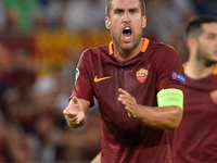 Kevin Strootman during the champions league football match A.S. Roma vs Porto F.C. at the Olympic Stadium in Rome, on august 23, 2016. (