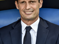 Massimiliano Allegri of Juventus  during the Serie A match between Lazio v Juventus on August 27, 2016 in Rome, Italy.  (