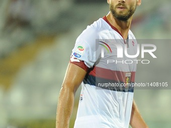 Leonardo Pavoletti during serie A tim between Crotone v Genoa, in Pescara, on August 28, 2016. (