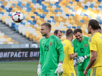 Ukrainian national football team holds open training at NSC 
