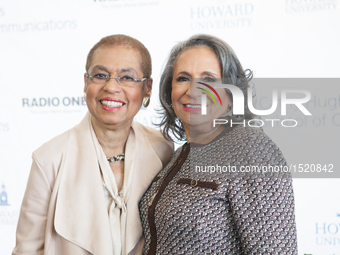 Rep. Eleanor Holmes Norton and Ms. Cathy Hughes In the Blackburn Center Ballroom on the campus of Howard University in  Washington, DC, USA,...