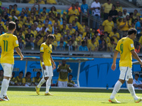 Belo Horizonte BRAZIL--28 June: Neymar Jr. in the match between Brazil and Chile, correspondind at the round of last 16 of the World Cup Bra...