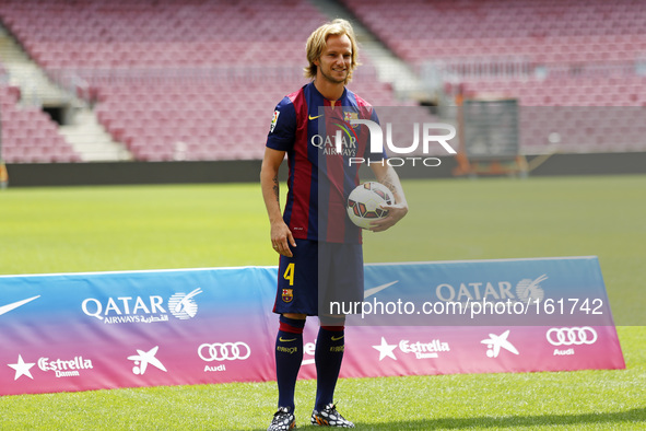 BARCELONA-SPAIN July -1. presentation of the new FC Barcelona player, Ivan Rakitic, ??on July 2, 2014 Photo: Joan Valls / Urbanandsport / Nu...