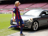 BARCELONA-SPAIN July -1.  presentation of the new FC Barcelona player, Ivan Rakitic, ??on July 2, 2014 Photo: Joan Valls / Urbanandsport / N...