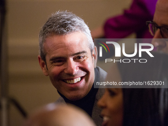 On Friday, January 6 in Washington D.C., USA , radio and talk show host Andy Cohen was one of the celebrity guests present for First Lady Mi...