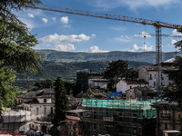 A general view of L'Aquila City, Italy on July 2, 2014. (