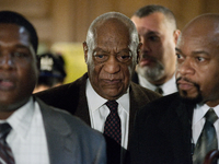Feb. 3, 2016 File Photo: Actor and comedian Bill Cosby is seen leaving after a second consecutive daylong pre-trail hearing, on February 3,...
