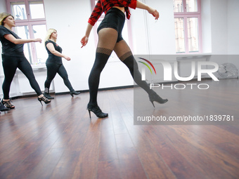 Kaja Sobieraj gives dancing lessons in her studio in Bydgoszcz, Poland on 11 March, 2017. On the occasion of the week in which Internationas...