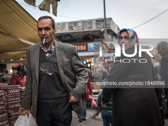 Daily life and street scenes in commercial districts of Ankara, Turkey  on 17 March 2017. (