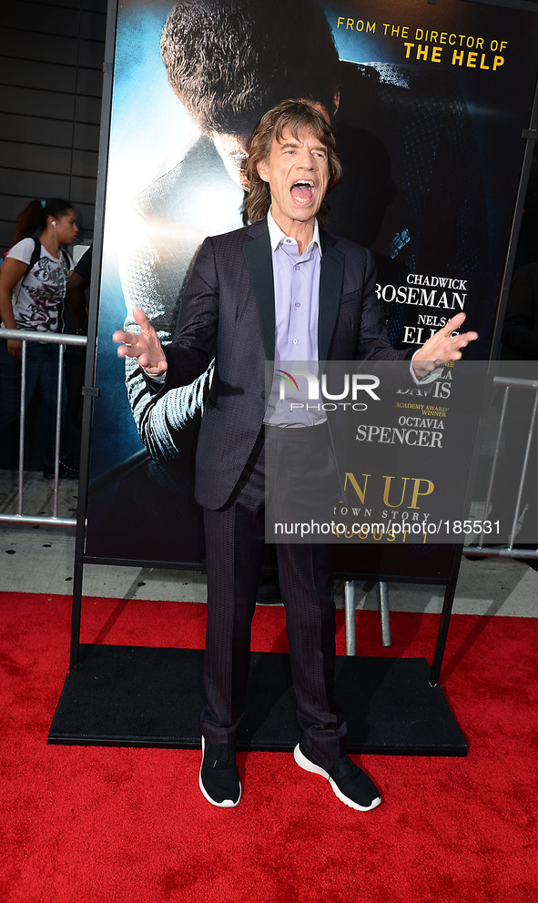 producer Mick Jagger attends the World Premiere of 