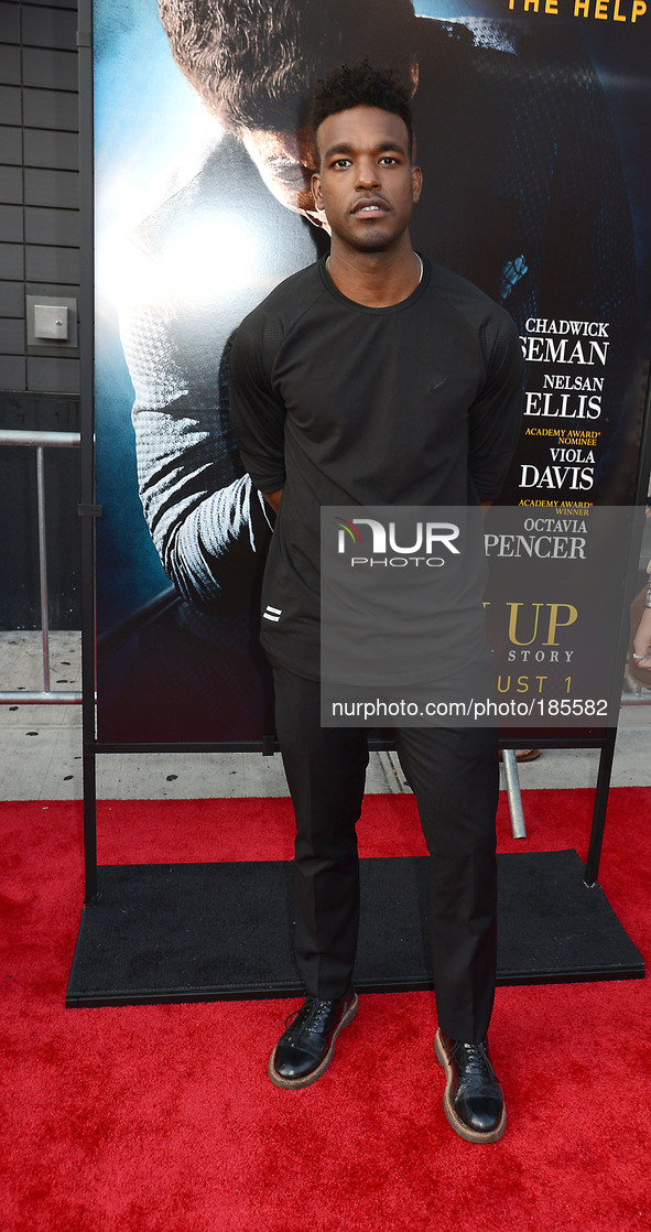 Luke James attends the World Premiere of 