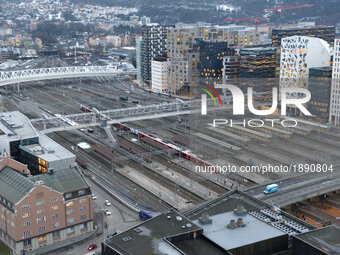 Oslo Central Train Station on March 03, 2017.
 (