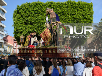 The city of Malaga, Spain, commemorates the 