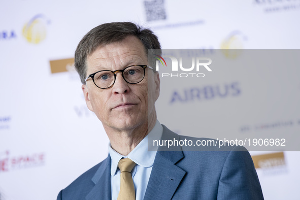 Member of the managing board of Airbus Defence and Space Johannes von Thadden is pictured during a news conference after the nomination of t...