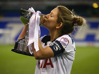 Jenna Schillachi of Tottenham Hotspur LFC with Trophy
during The FA Women's Premier League - Southern Division match between Tottenham Hotsp...