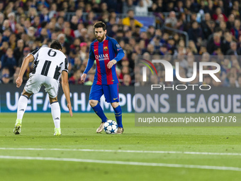 Leo Messi of FC Barcelona during the UEFA Champions League Quarter Final second leg match between FC Barcelona and Juventus at Camp Nou Stad...