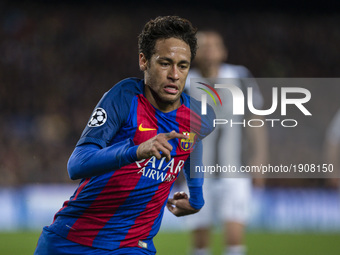 Neymar jr of FC Barcelona during the UEFA Champions League Quarter Final second leg match between FC Barcelona and Juventus at Camp Nou Stad...