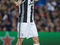 Giorgio Chiellini of Juventus FC during the UEFA Champions League Quarter Final second leg match between FC Barcelona and Juventus at Camp N...