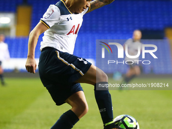 Bianca Baptiste of Tottenham Hotspur LFC during The FA Women's Premier League - Southern Division match between Tottenham Hotspur Ladies and...