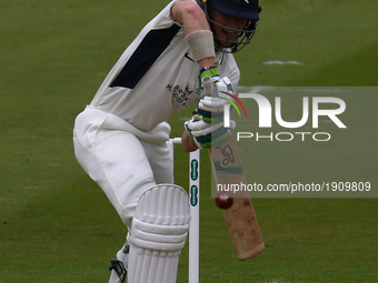Middlesex's Nick Gubbins during Specsavers County Championship - Division One match between Middlesex CCC and Essex CCC at Lord's , London,...