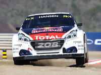 Timmy HANSEN (SWE) in Peugeot 208 of Team Peugeot-Hansen in action during the World RX of Portugal 2017, at Montalegre International Circuit...