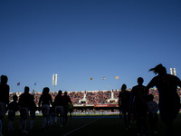 Ambient during the semifinals of UEFA Womens Champions League match between FC Barcelona vs PSG on April 22, 2017 at the Mini Estadi in Barc...