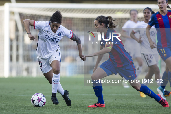 Rozeira Cristiane of Paris Saint Germain during the semifinals of UEFA Womens Champions League match between FC Barcelona vs PSG on April 22...