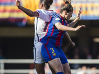 Marie-Laure Delie of Paris Saint Germain against  Ruth of FC Barcelona during the semifinals of UEFA Womens Champions League match between F...