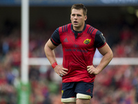 CJ Stander of Munster during the European Rugby Champions Cup Semi-Final match between Munster Rugby and Saracens at Aviva Stadium in Dublin...