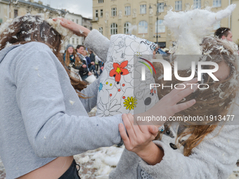 The third charity international pillows fight in Krakow.
This year's goal is to collect funds and gifts for pets in the charge of the Krakow...