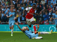 Arsenal's Danny Welbeck during The Emirates FA Cup - Semi-Final match between Arsenal and Manchester City at Wembley Stadium , London, 23 Ap...