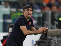 Genoa coach Ivan Juric  during the Serie A football match n.33 JUVENTUS - GENOA on 23/04/2017 at the Juventus Stadium in Turin, Italy.(