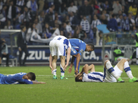 Porto's players the final game during the Premier League 2016/17 match between FC Porto and CD Feirense, at Dragao Stadium in Porto on April...