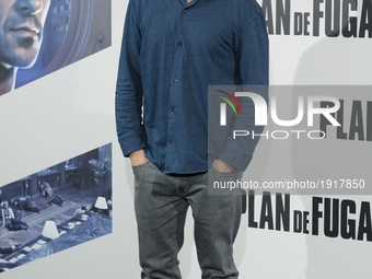 Javier Gutierrez attends a photocall for 'Plan de Fuga' at NH Collection Madrid Suecia Hotel on April 25, 2017 in Madrid, Spain.  (