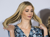 Daughter of US President Ivanka Trump is pictured as she poses for a family picture during the Woman 20 Summit in Berlin, Germany on April 2...