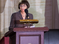 Sara J. Bloomfield, Director of the U.S. Holocaust Memorial Museum, speaks at  the U.S. Holocaust Memorial Museum’s annual Days of Remembran...