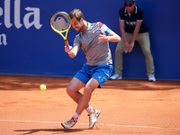 Richard Gasquet during the match against Yuichi Sugita corresponding to the Barcelona Open Banc Sabadell, on April 25, 2017. (