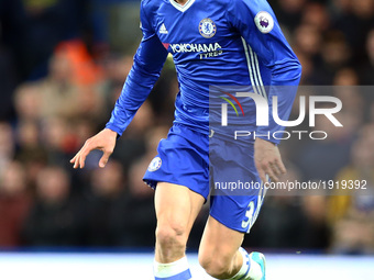 Chelsea's Marcos Alonso
during the Premier League match between Chelsea and Southampton at Stamford Bridge, London, England on 25 April 2017...