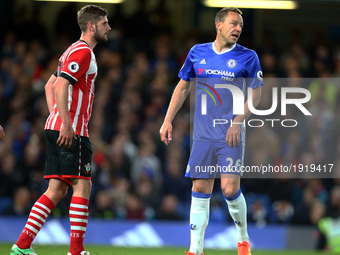 Chelsea's John Terry
during the Premier League match between Chelsea and Southampton at Stamford Bridge, London, England on 25 April 2017....