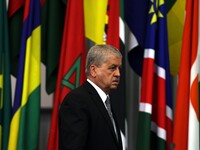 Prime Minister Abdelmalek Sellal opens the second session of the Commission for Social Development, Labor and the Functioning of the African...