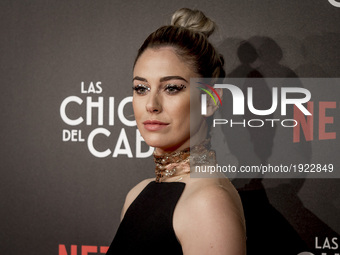 Spanish actress Blanca Suarez attends 'Las Chicas Del Cable' premiere at the Callao cinema on April 27, 2017 in Madrid, Spain. (