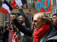 More than 10 000 people took to the streets for the rally of May Day in Toulouse, France, on 1st May 2017. This year, the May Day is a bit p...
